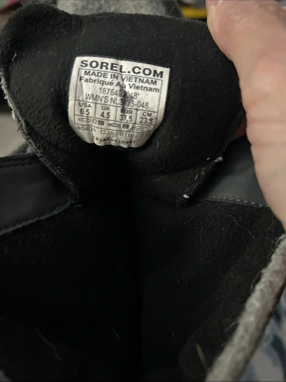 Sorel Women’s Explorer Joan, Gray Waterproof Winter Boots, Size 6.5